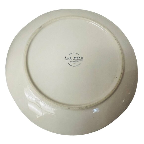 Rae Dunn Artisan Dine Plate Collection Ceramic 11" White - Picture 2 of 5